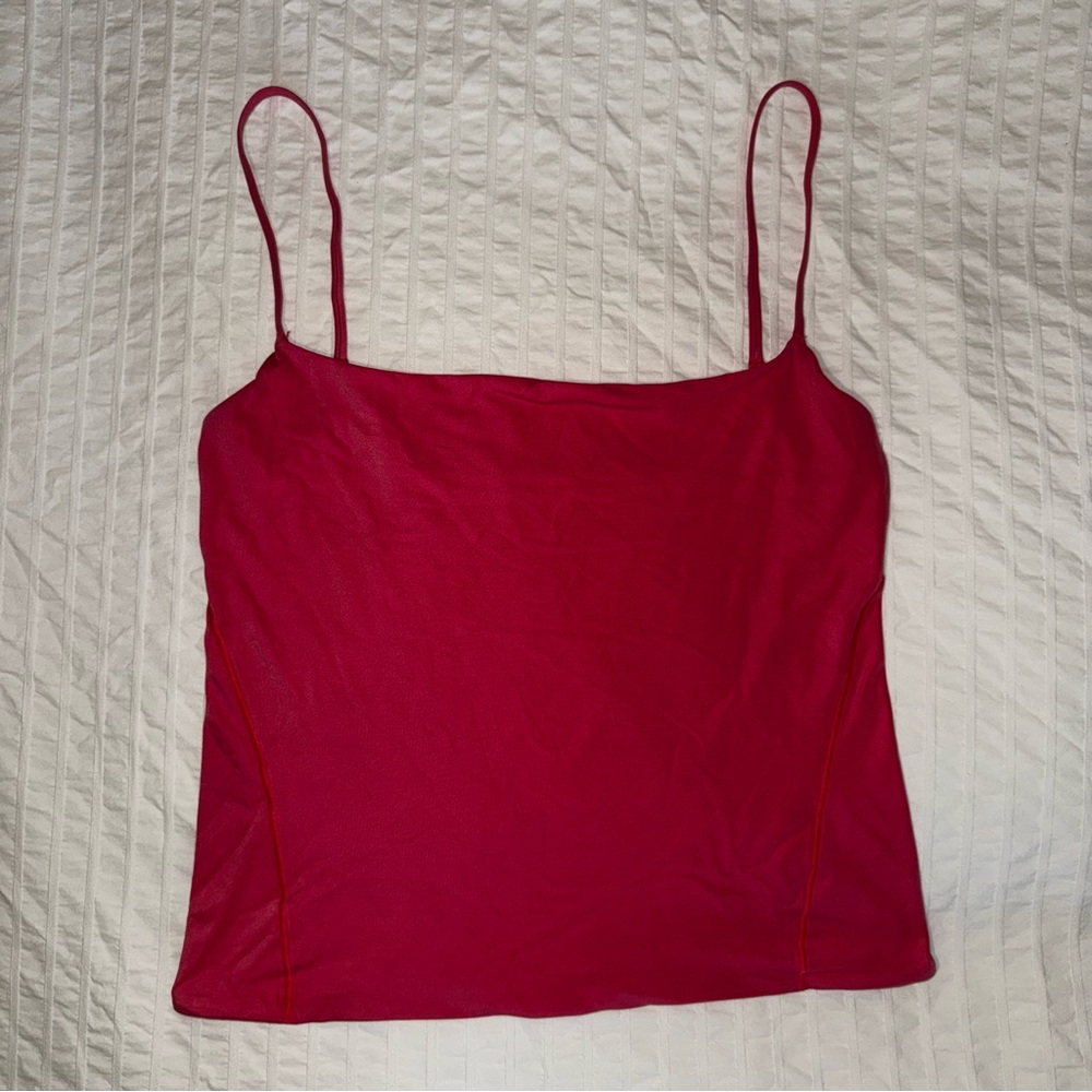 Lululemon Hot Pink Spaghetti Strap Tank Top